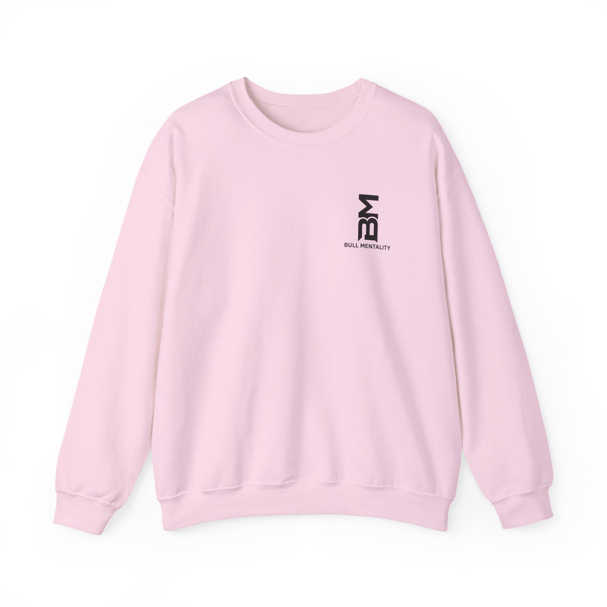 Minimal 'BM' Logo Crewneck Sweatshirt -  Casual Branded Pullover