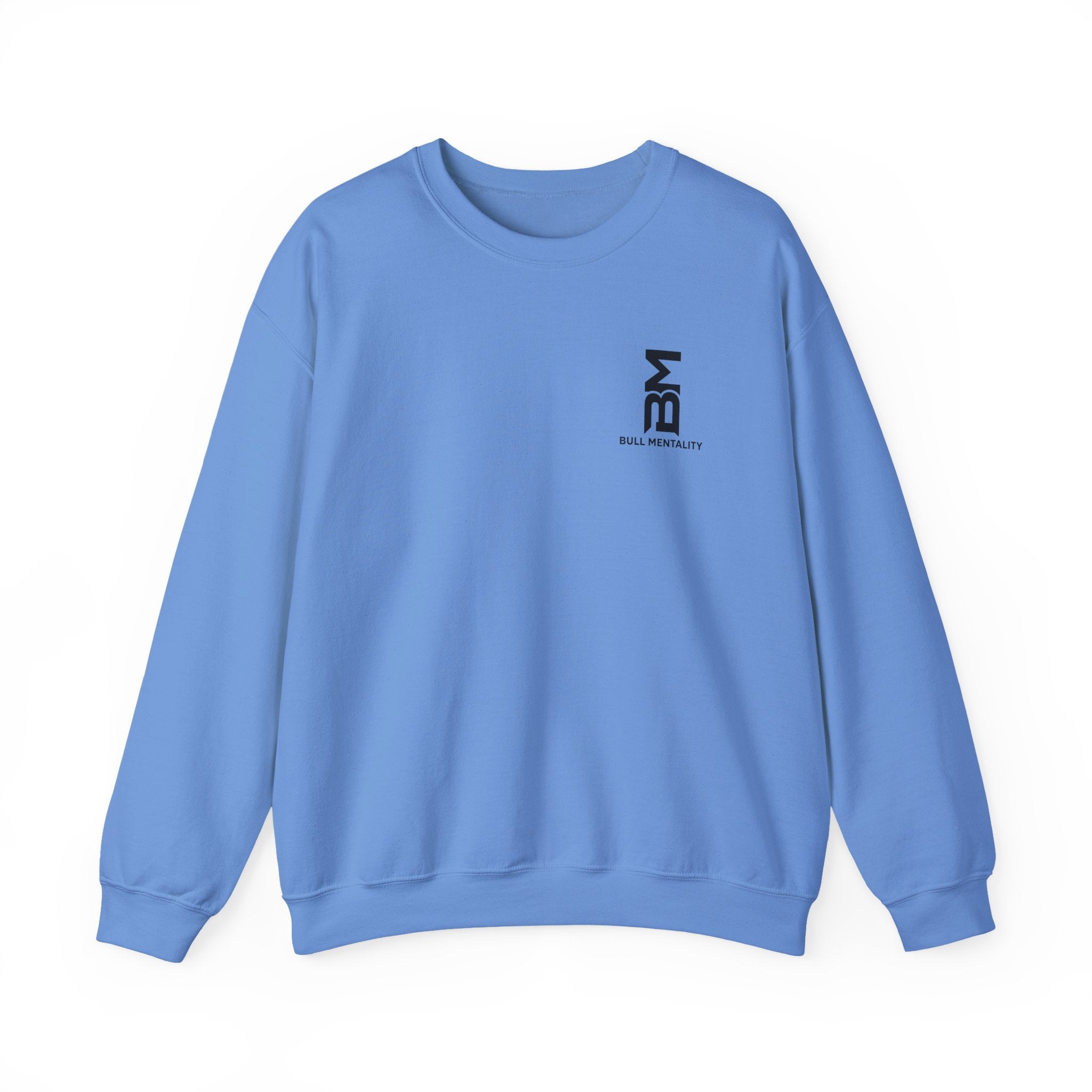 Minimal 'BM' Logo Crewneck Sweatshirt -  Casual Branded Pullover