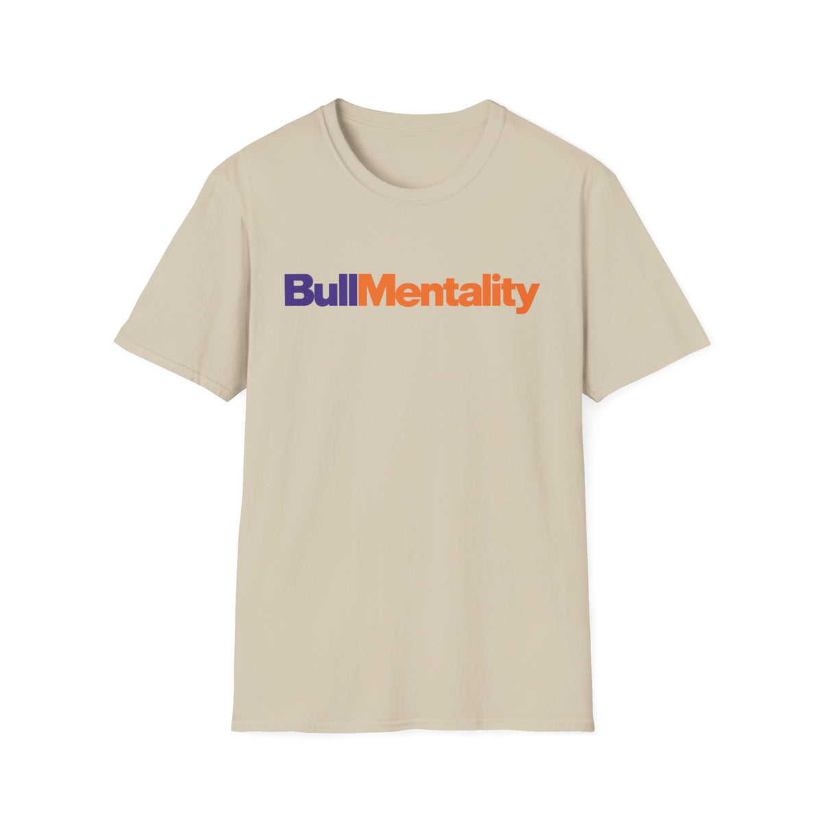 Bull Mentality T-Shirt — Bold Two-Tone Logo Tee