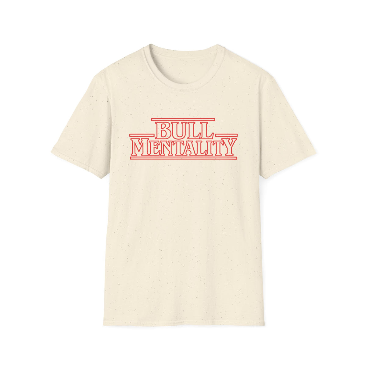 Bull Mentality T-Shirt — Vintage ST Letter Graphic Tee