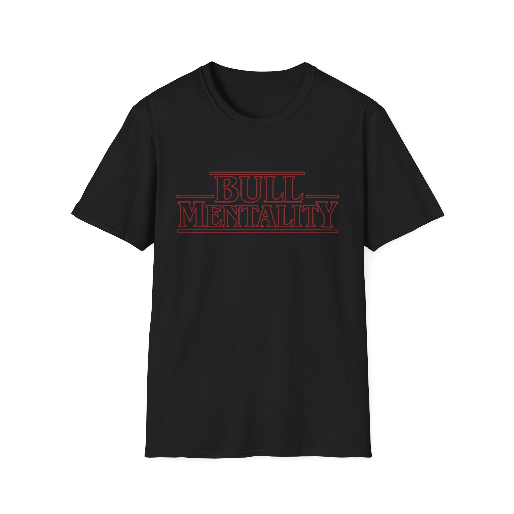 Bull Mentality T-Shirt — Vintage ST Letter Graphic Tee