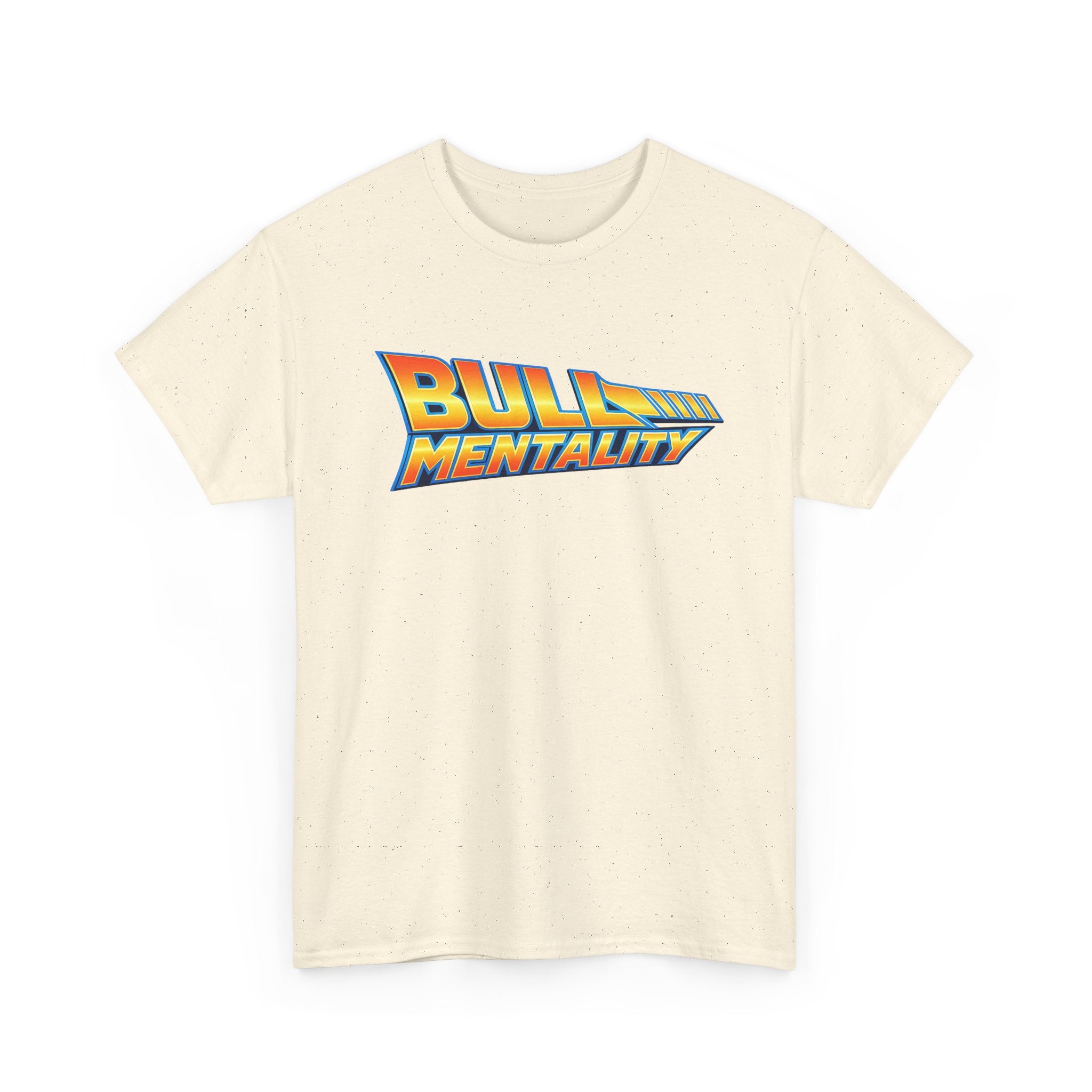 Bold 'Bull Mentality' Graphic Tee — Retro Logo T‑Shirt