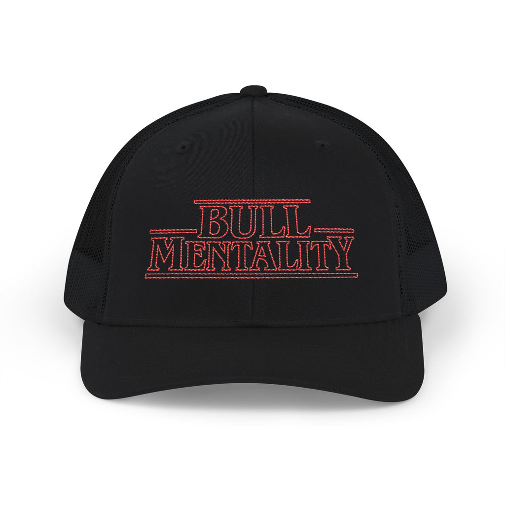 Bull Mentality Snapback Trucker Cap — ST Embroidered Mesh Hat