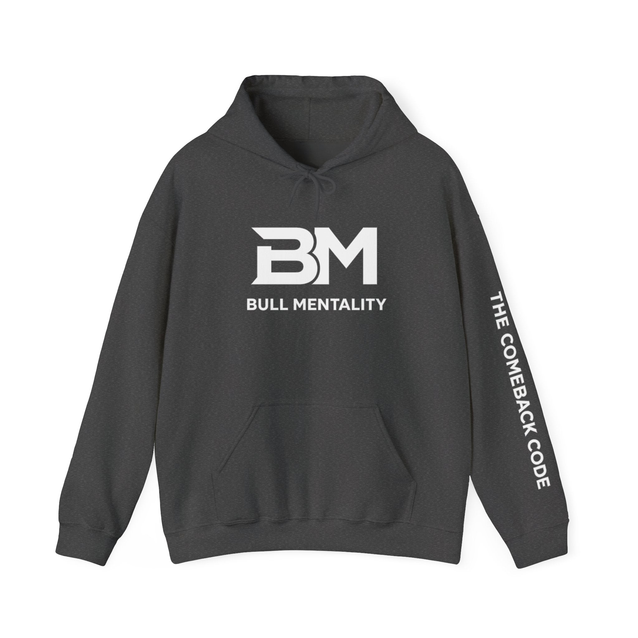 Bull Mentality Hoodie — "Built From The Comeback" Motivational Hoodie