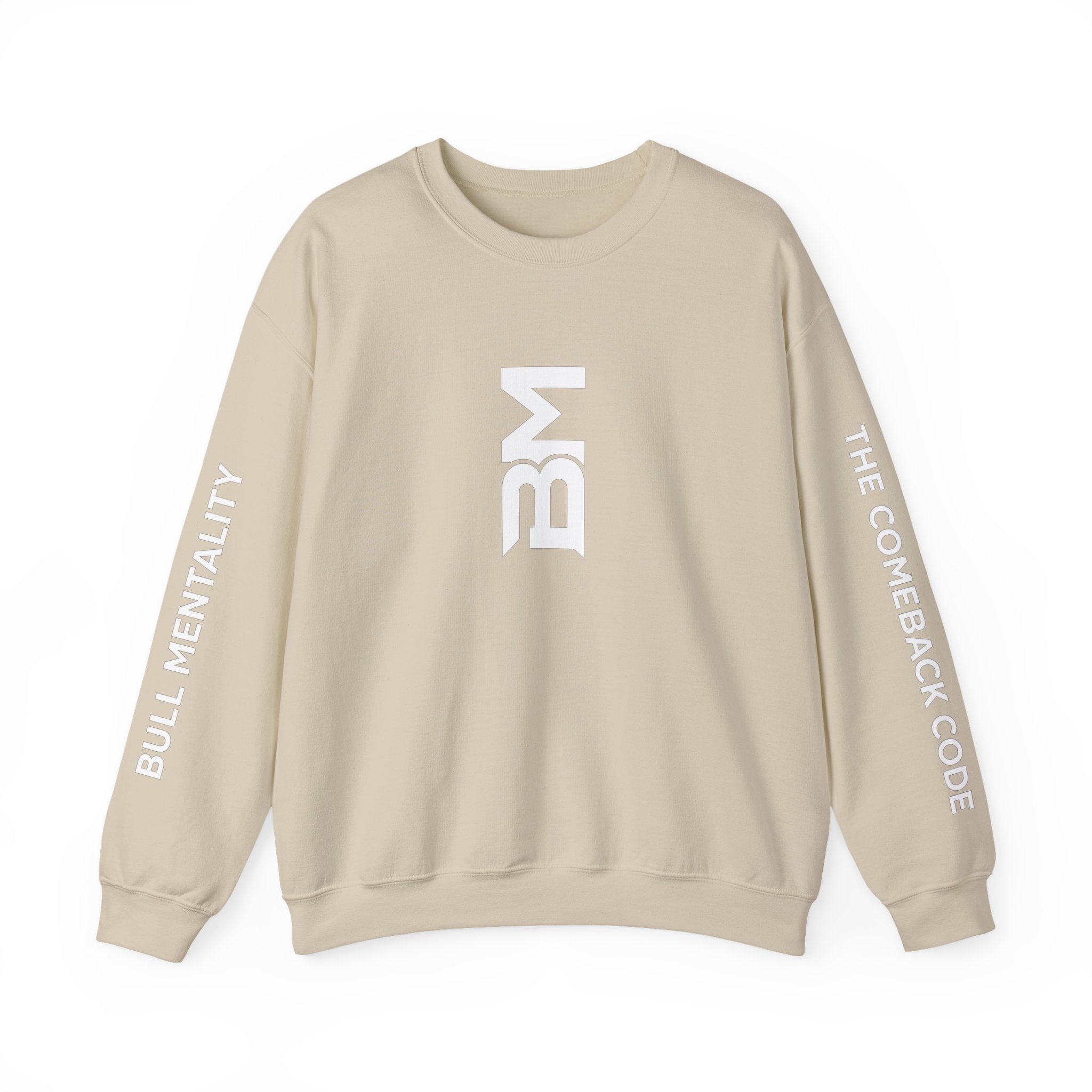 Bull Mentality "BM" Crewneck Sweatshirt — The Comeback Code Launch Edition
