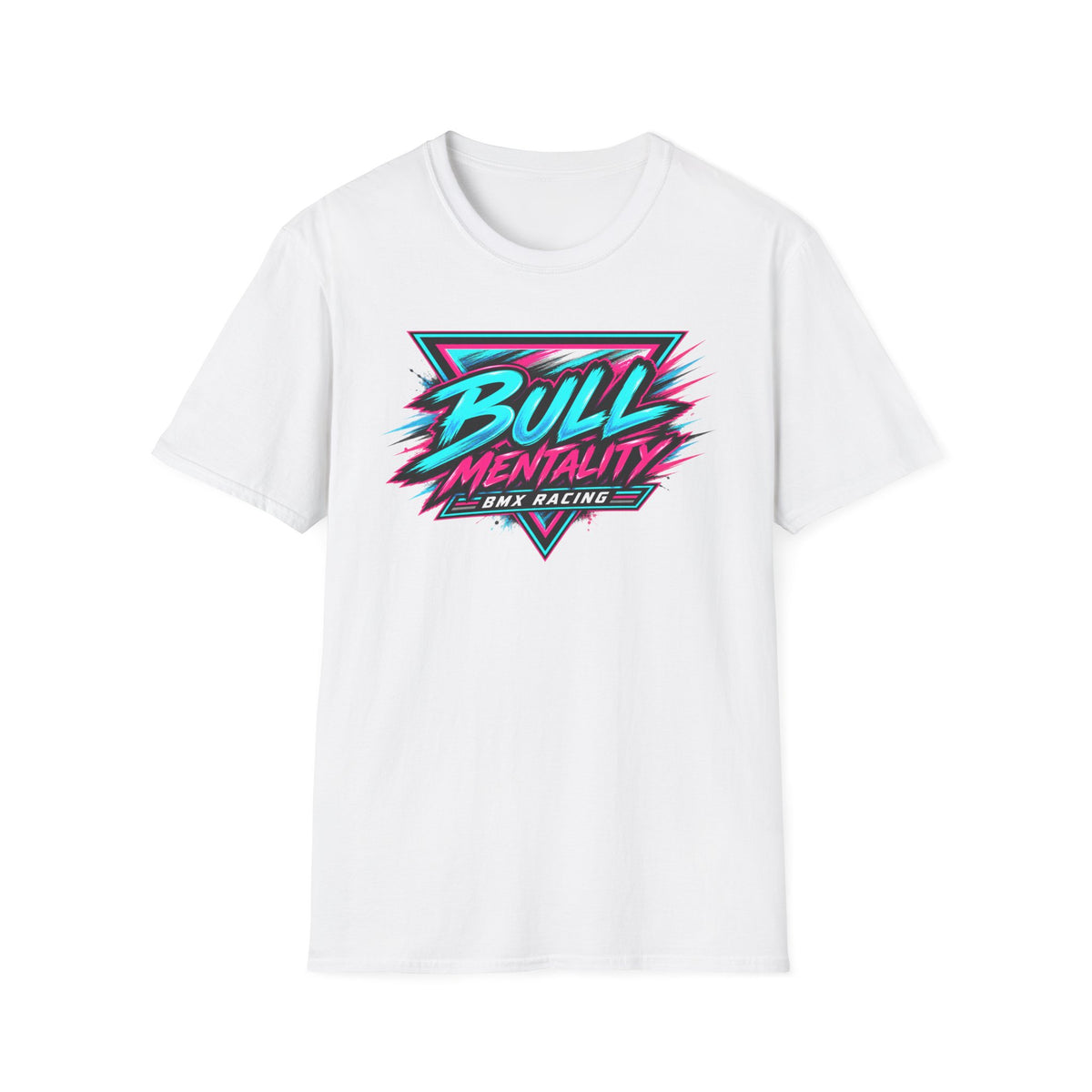 T-Shirt — "Bull Mentality" Retro BMX Racing Graphic Tee