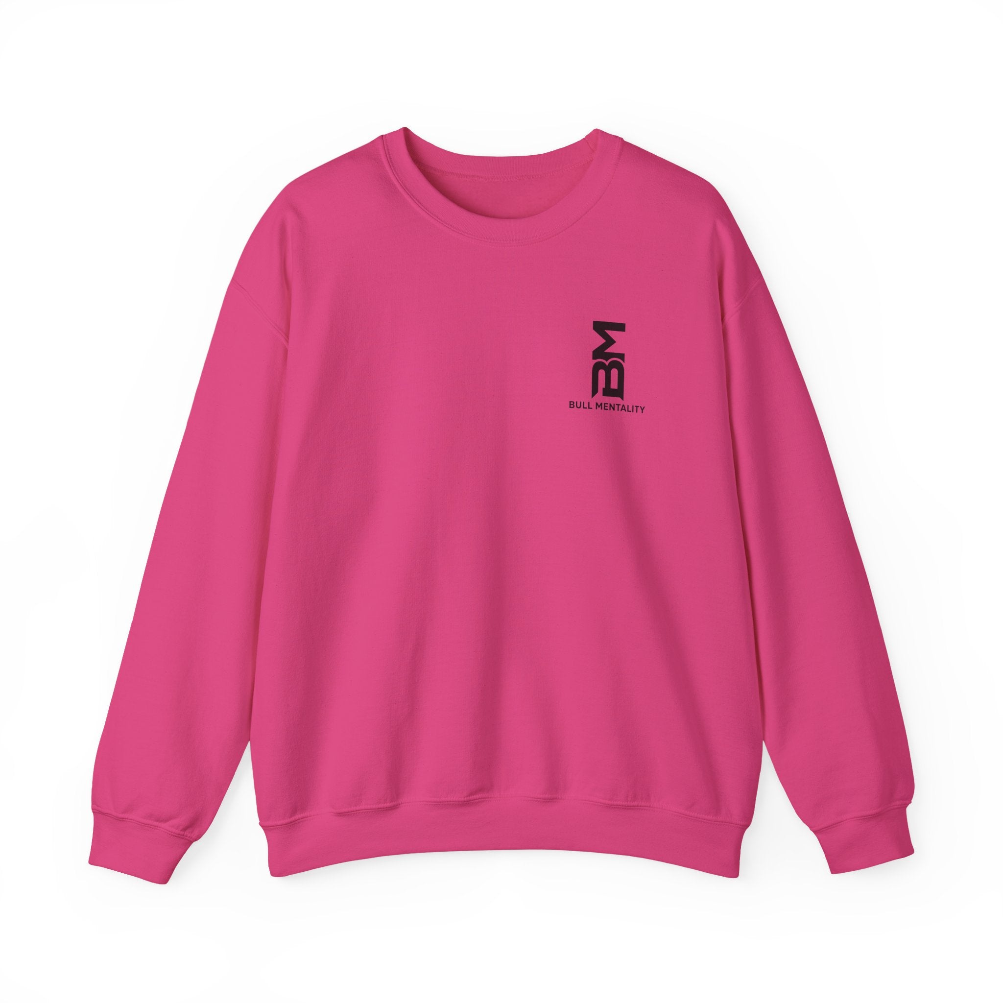 Minimal 'BM' Logo Crewneck Sweatshirt -  Casual Branded Pullover