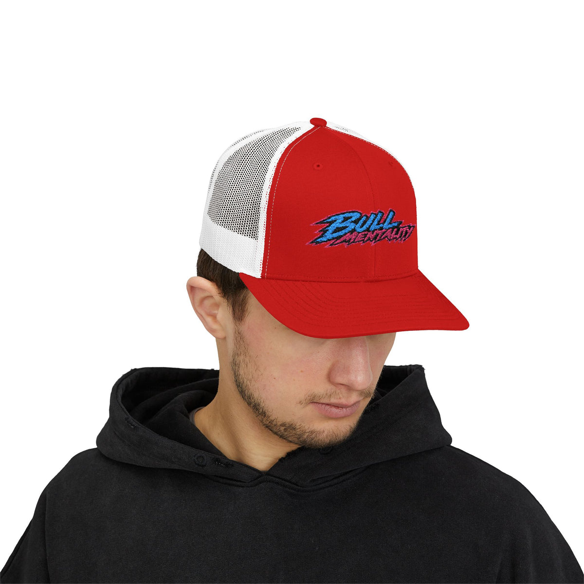 Bull Mentality BMX Trucker Cap -  Snapback Mesh Hat