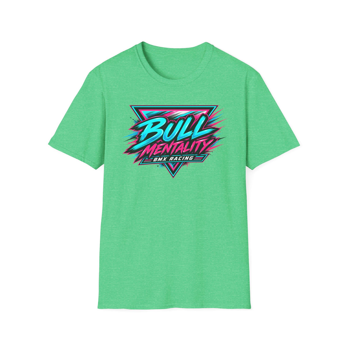 T-Shirt — "Bull Mentality" Retro BMX Racing Graphic Tee