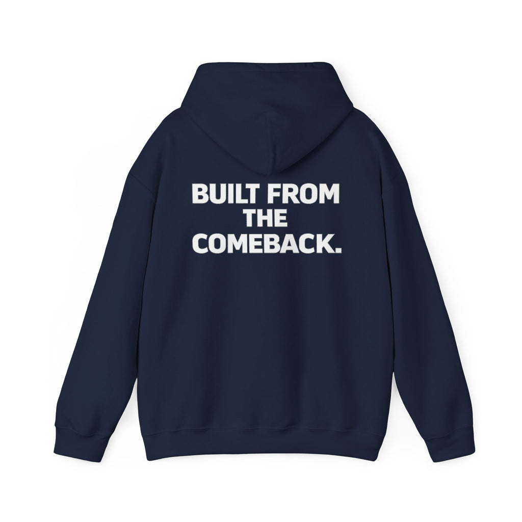 Bull Mentality Hoodie — "Built From The Comeback" Motivational Hoodie