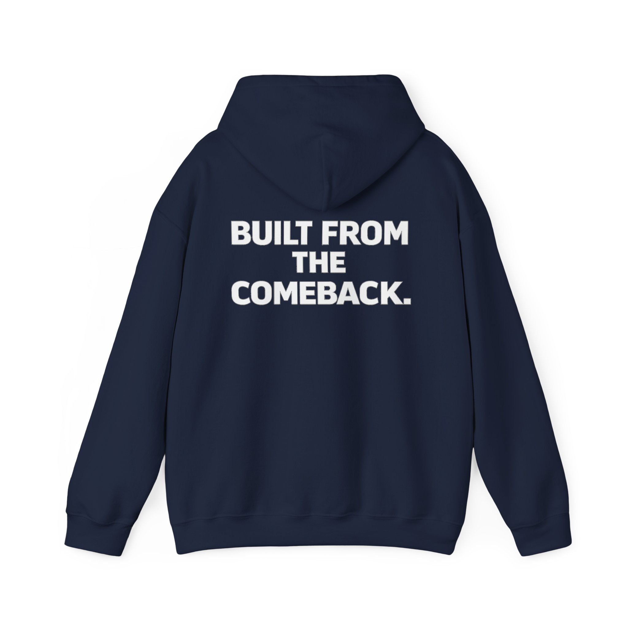 Bull Mentality Hoodie — "Built From The Comeback" Motivational Hoodie