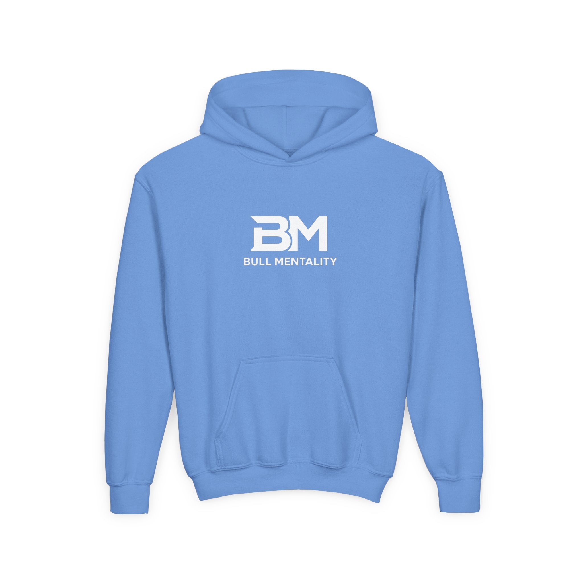 Youth Hoodie — 'BM Bull Mentality' Logo Pullover