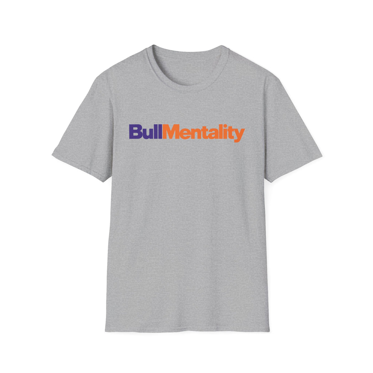 Bull Mentality T-Shirt — Bold Two-Tone Logo Tee