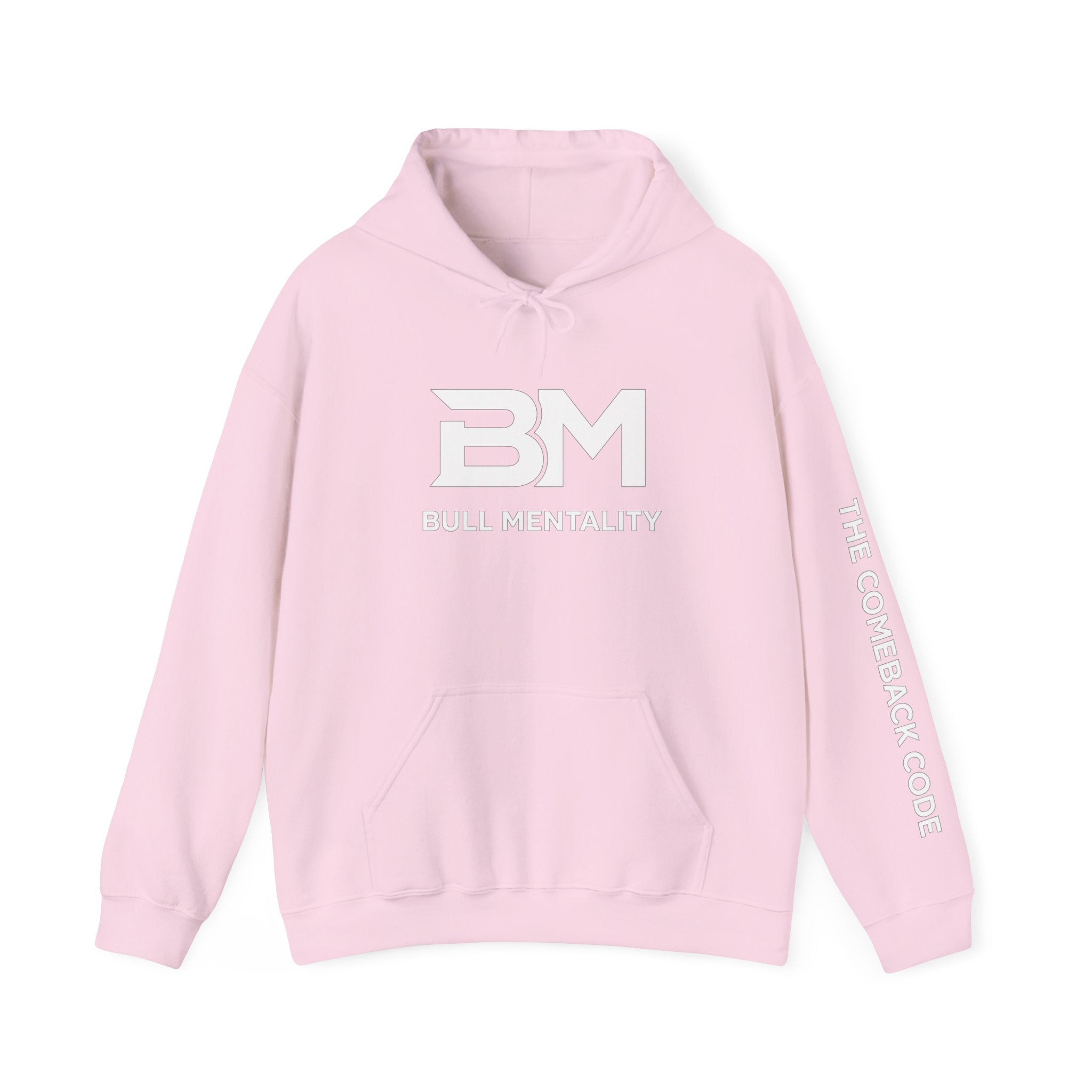 Bull Mentality Hoodie — "Built From The Comeback" Motivational Hoodie