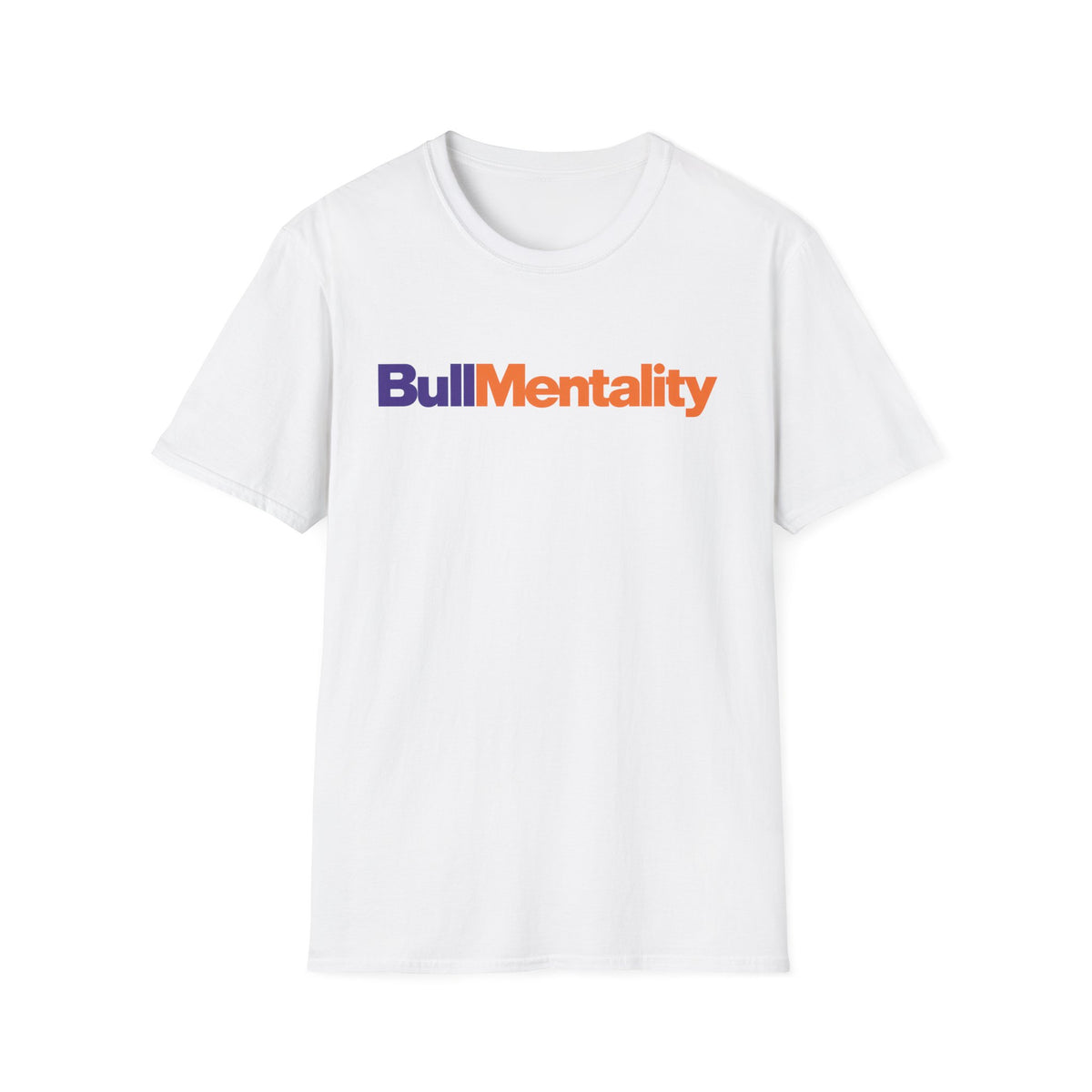 Bull Mentality T-Shirt — Bold Two-Tone Logo Tee