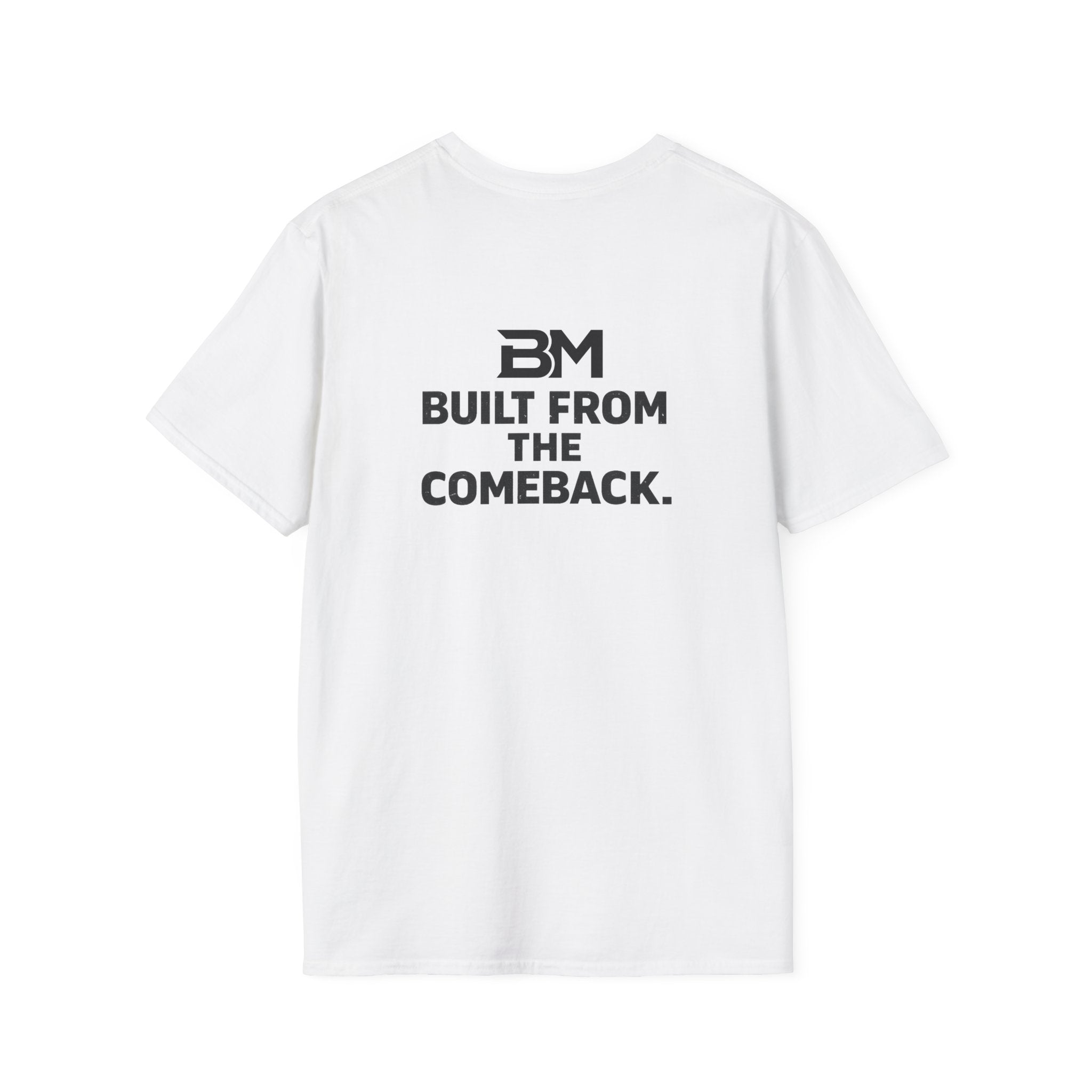Blank White T-Shirt | Plain Pocketless Crew Tee