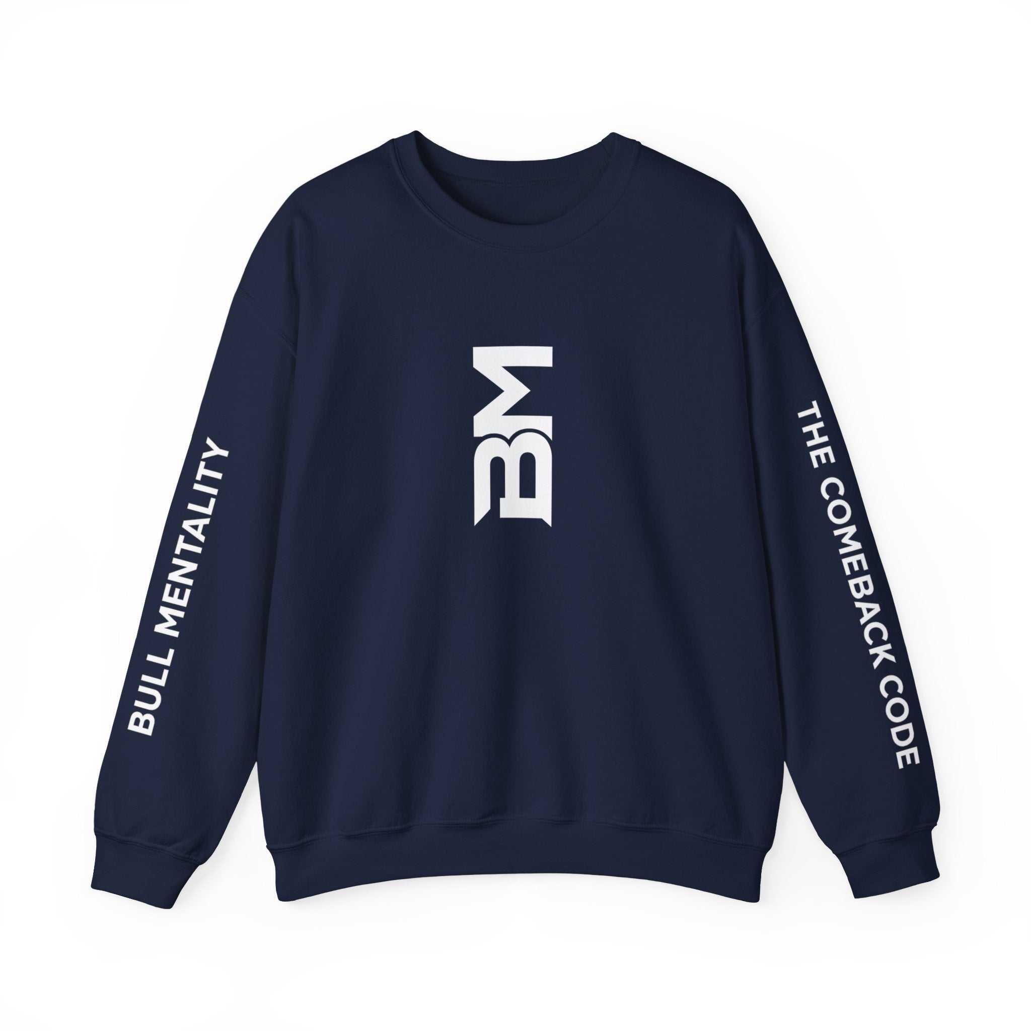Bull Mentality "BM" Crewneck Sweatshirt — The Comeback Code Launch Edition
