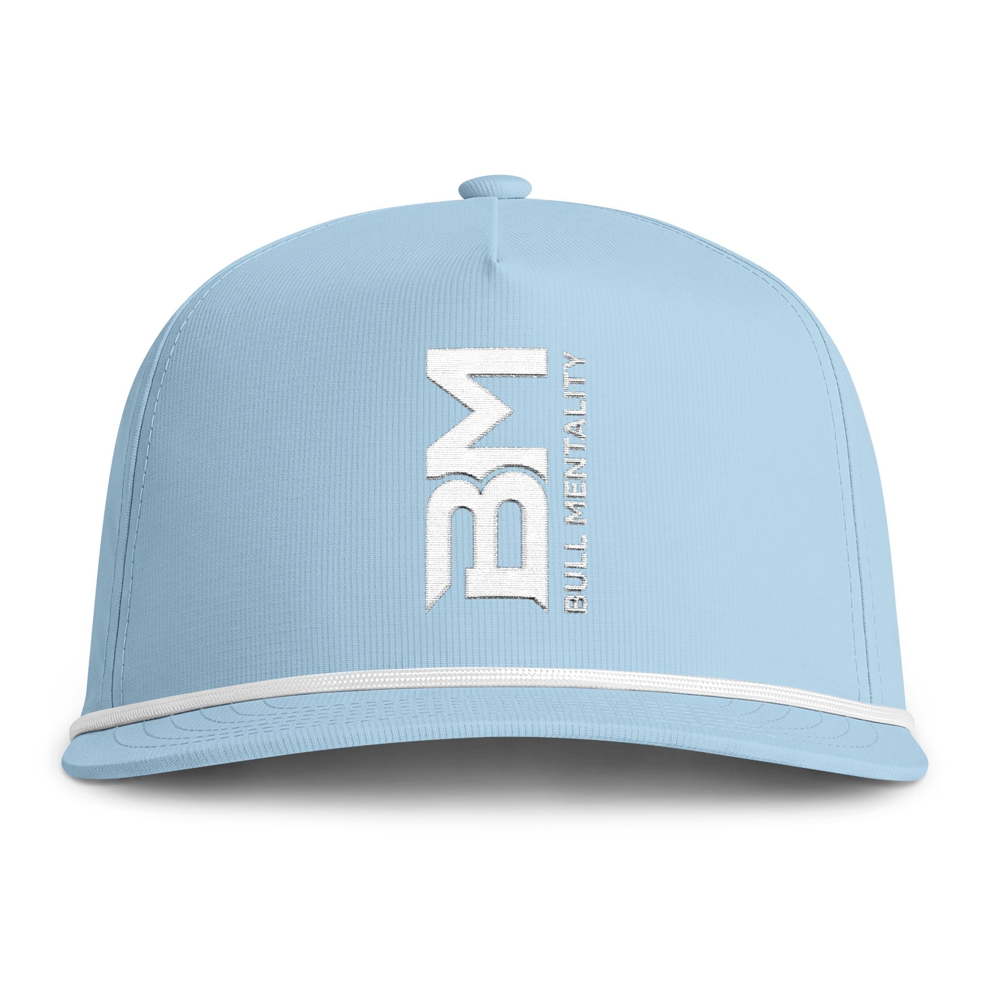 BM Logo Rope Cap — Vintage 'Bull Mentality' Sunwashed Trucker Hat