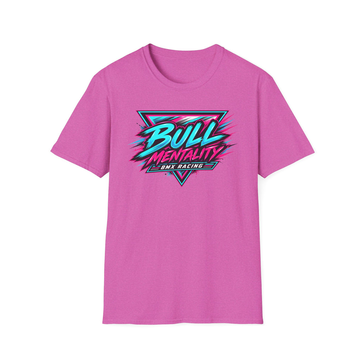 T-Shirt — "Bull Mentality" Retro BMX Racing Graphic Tee