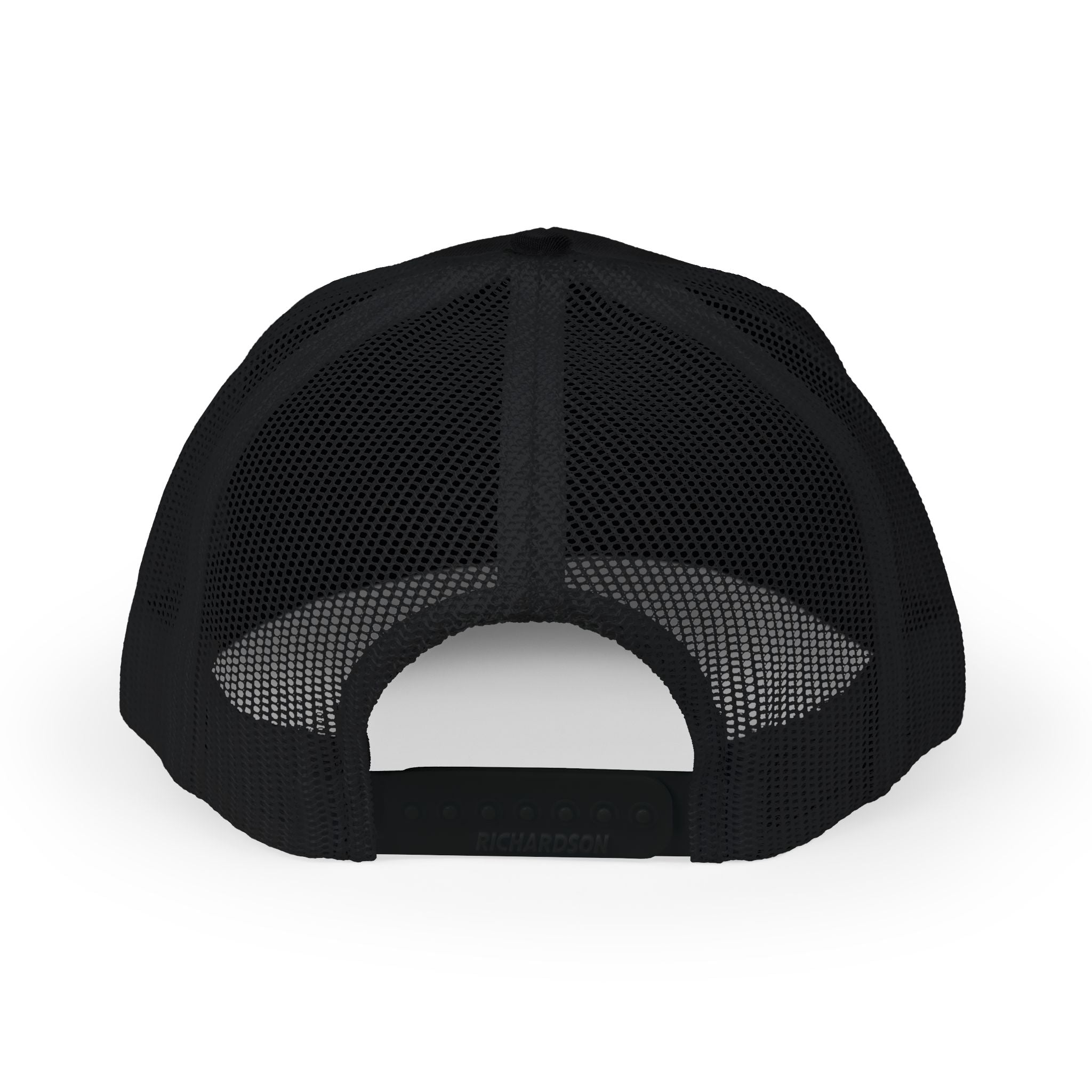 BM Logo Snapback Trucker Cap — Bold Monogram Mesh Baseball Hat
