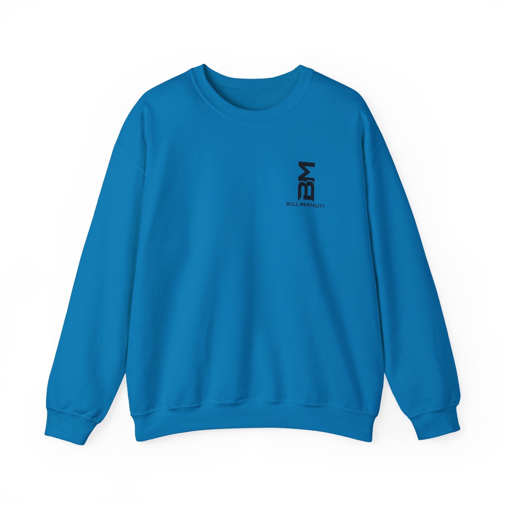 Minimal 'BM' Logo Crewneck Sweatshirt -  Casual Branded Pullover