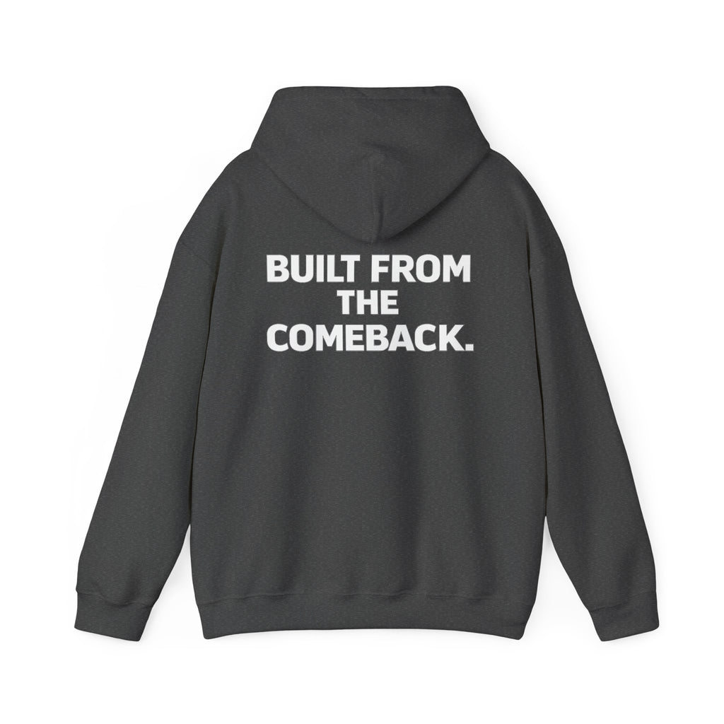 Bull Mentality Hoodie — "Built From The Comeback" Motivational Hoodie