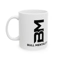 Ceramic Mug — Bold Vertical 'MENTALITY' Typography Coffee Mug (11oz/15oz)