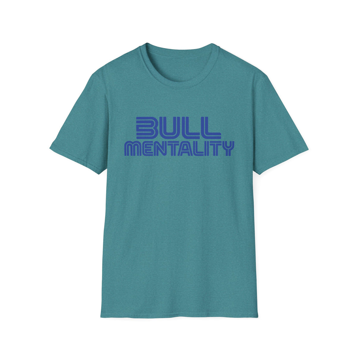 Bull Mentality T‑Shirt — Retro Athletic Graphic Tee