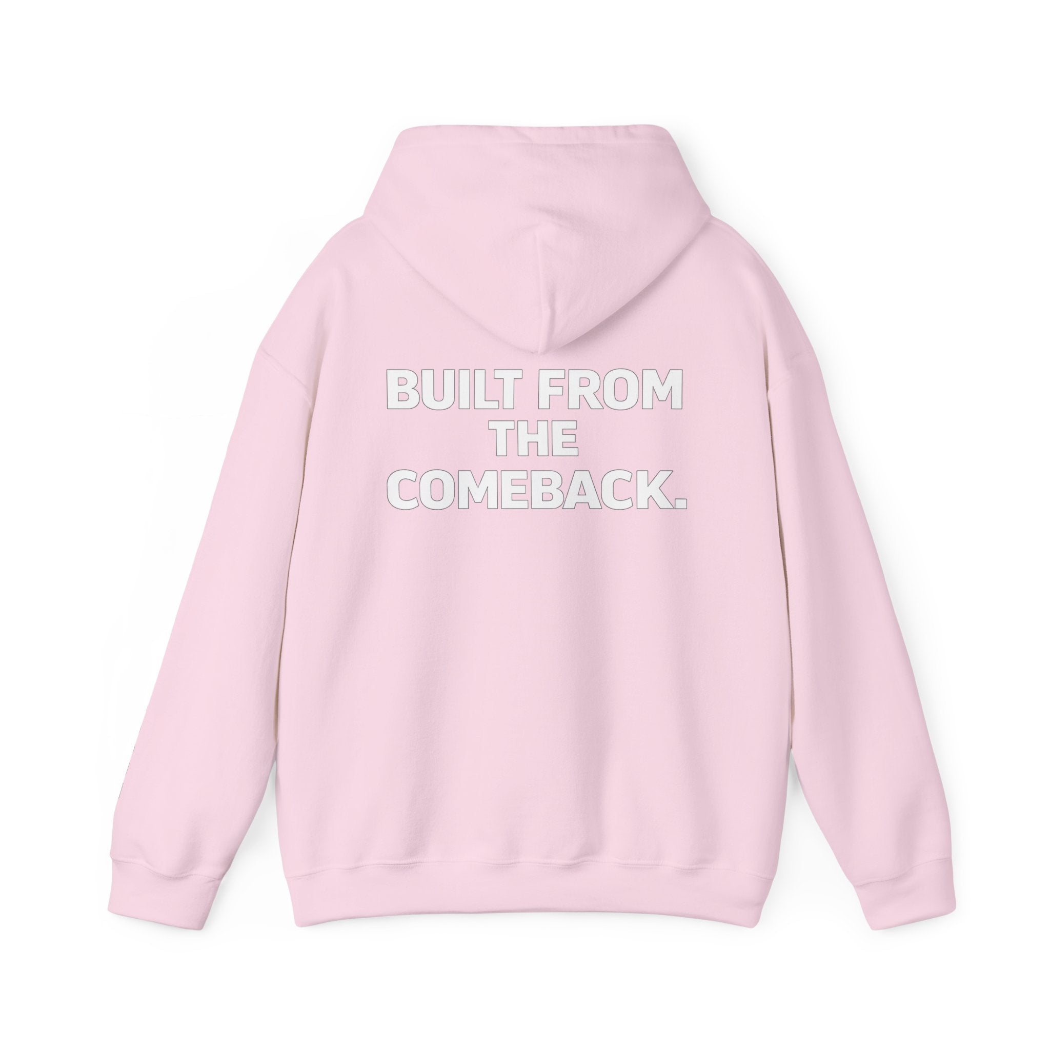 Bull Mentality Hoodie — "Built From The Comeback" Motivational Hoodie