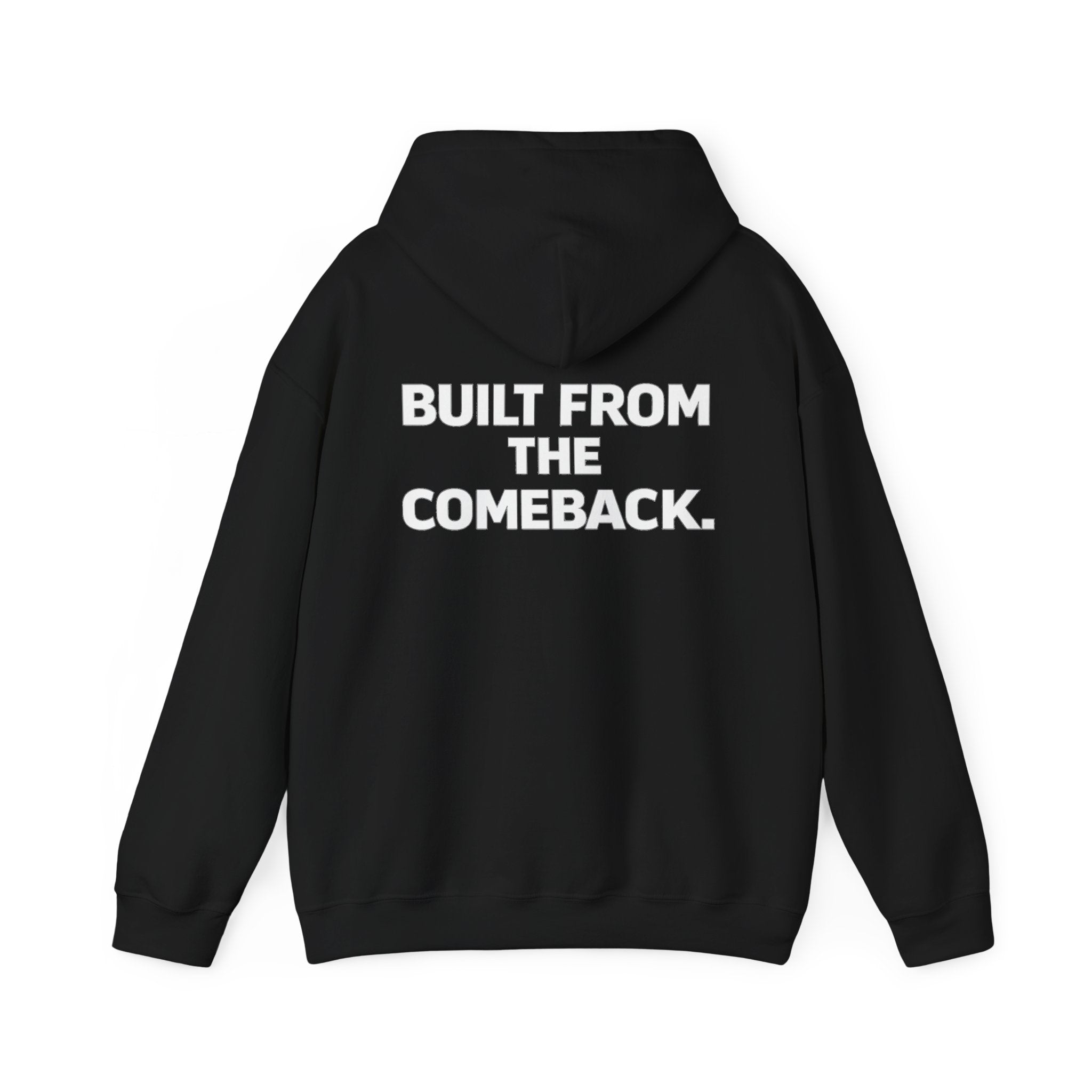 Bull Mentality Hoodie — "Built From The Comeback" Motivational Hoodie