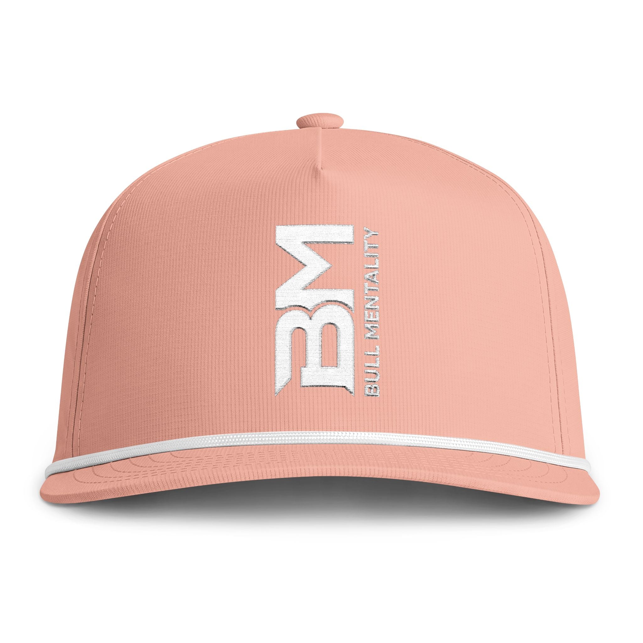 BM Logo Rope Cap — Vintage 'Bull Mentality' Sunwashed Trucker Hat