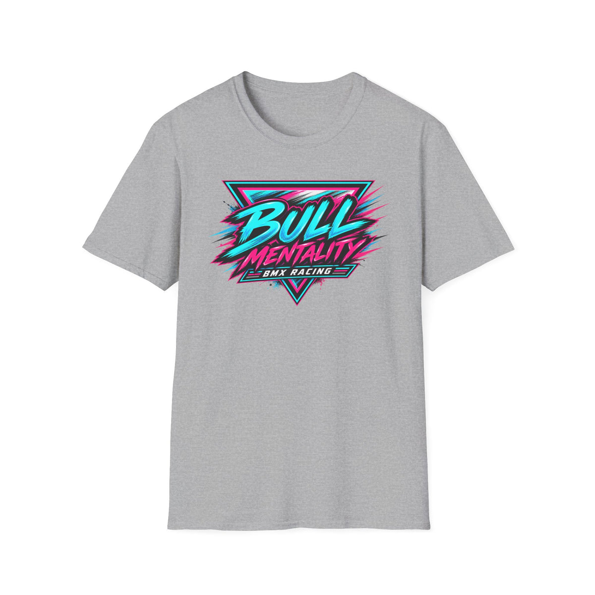 T-Shirt — "Bull Mentality" Retro BMX Racing Graphic Tee