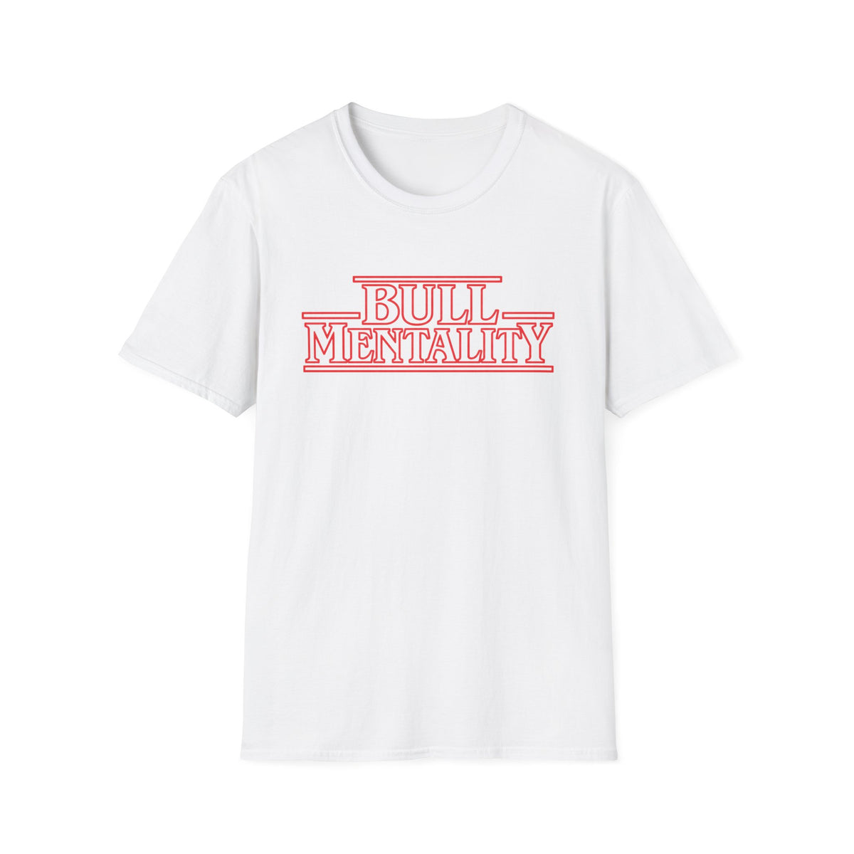 Bull Mentality T-Shirt — Vintage ST Letter Graphic Tee