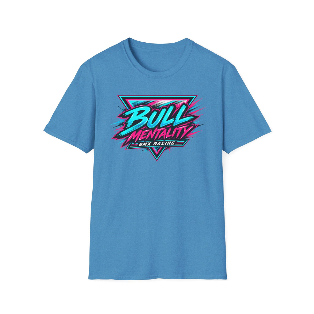T-Shirt — "Bull Mentality" Retro BMX Racing Graphic Tee